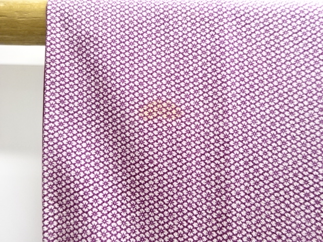  花菱模様小紋着物